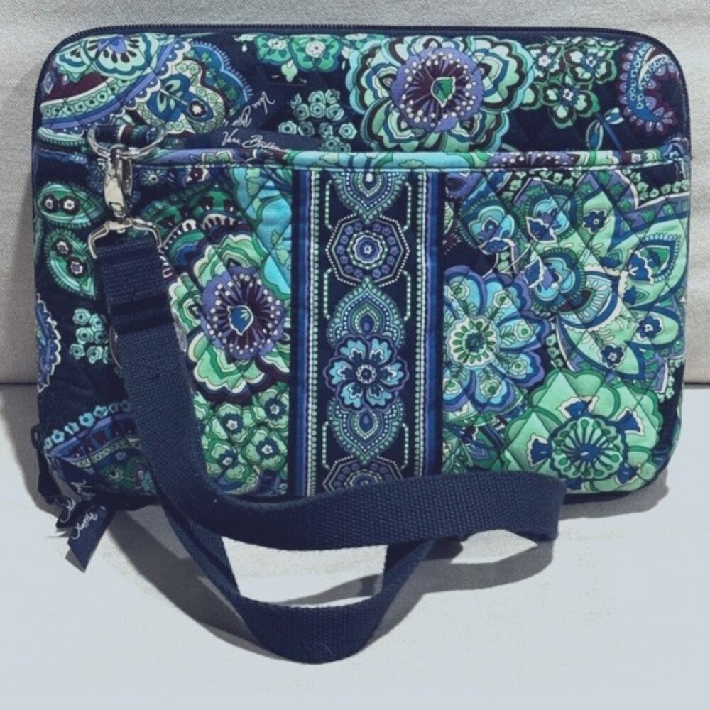 Vera Bradley*Retired* Blue Rhapsody Hard Shell Mini Tablet/10” Laptop Case (EUC)